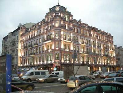 Ein renoviertes Haus in Kiew
